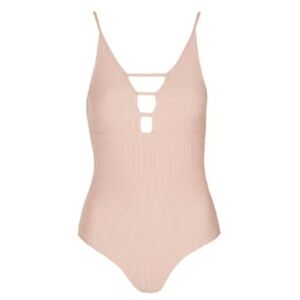 TOPSHOP Pink Bodysuit Size 10